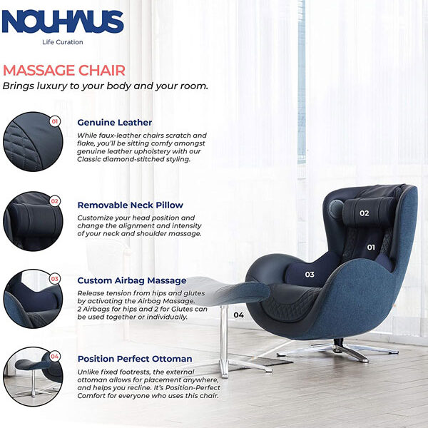 Nouhaus Massage Chair Classic Life N-0003 - Image 12