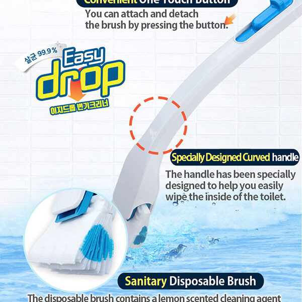 Easy drop Disposable Toilet Cleaning Refill 12Pcs - Image 8