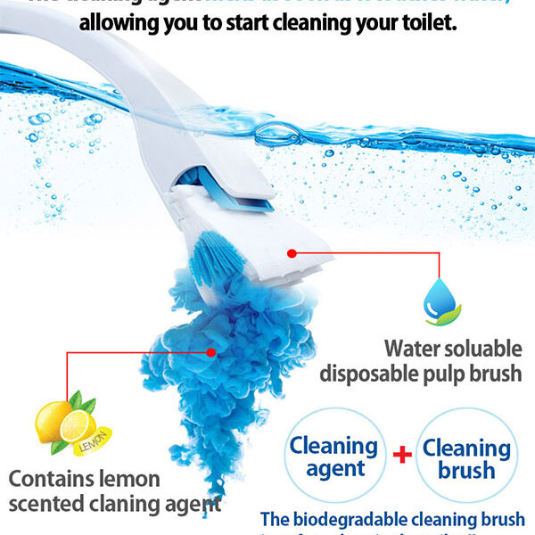 Easy drop Disposable Toilet Cleaning Refill 12Pcs - Image 15