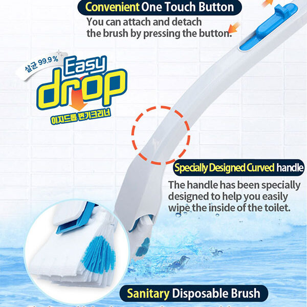 Easy drop Disposable Toilet Cleaning Brush - Image 14