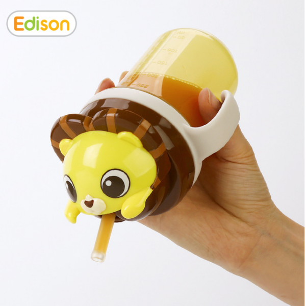 Edison Friends Dual Stainless Straw Cup2 - Lion - Image 3