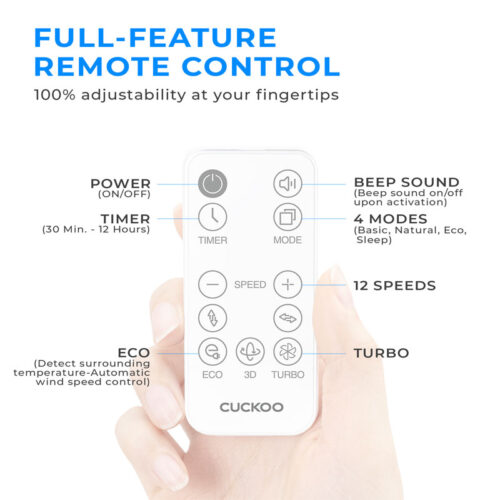 Cuckoo Air Circulator CF-AC1410WH - Image 10