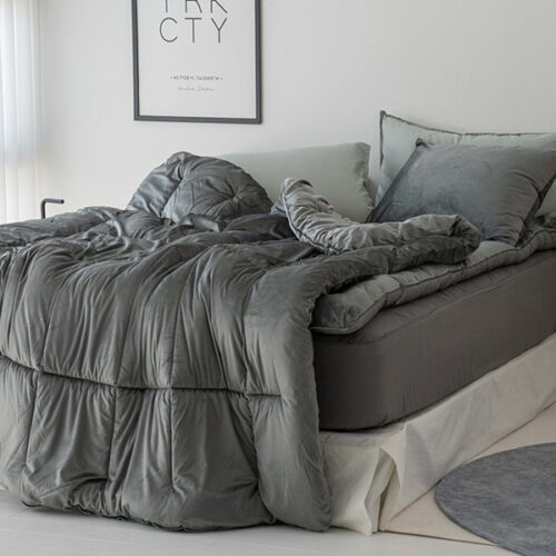 Olivia Deco Soft 8 Microfiber Duvet set - Grey