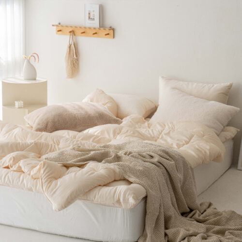 Olivia Deco Soft 8 Microfiber Duvet set - Ivory