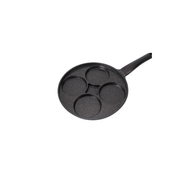 Queendom Primo IH Ceramic 4-Cup Round Egg Frying Pan 28cm