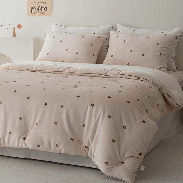 Songhwa Choco Polyester Blanket Pink